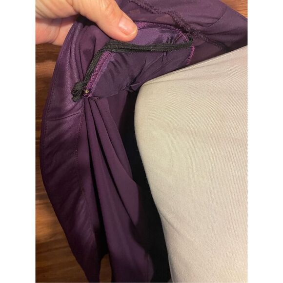 Channa Vintage Semi-Sheer Plum Open Blazer Long Sleeve Size Large - Picture 7 of 13